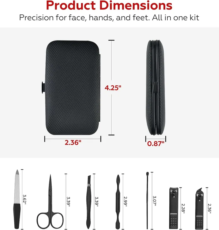 Gift for Dad Men, Manicure Set - Mens Grooming Kit Gift Set recension och pris