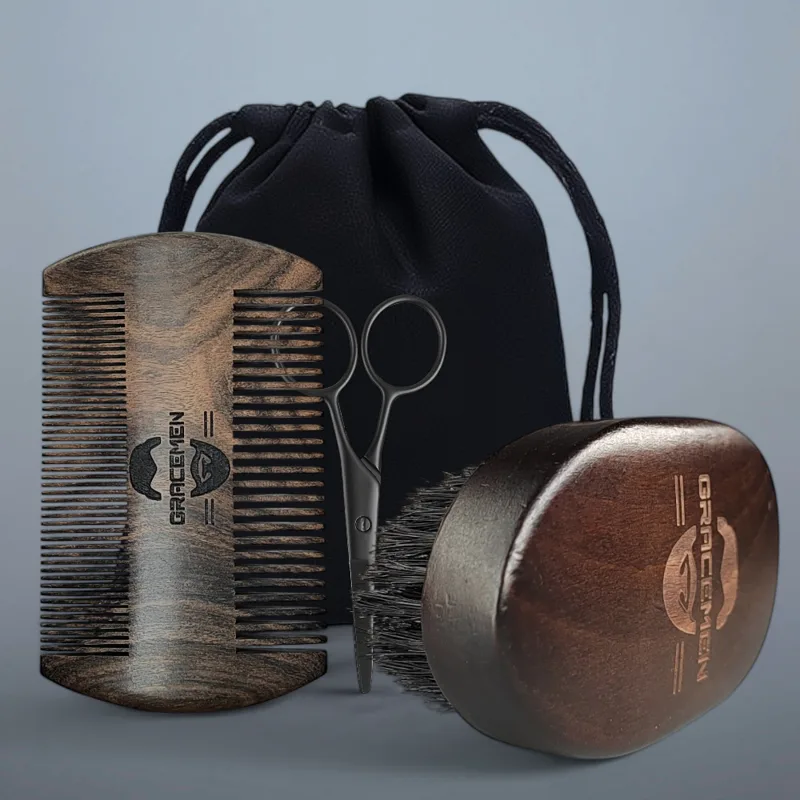 Gracemen Beard Kit - Retro Bea - Mens Grooming Kit Gift Set recension och pris