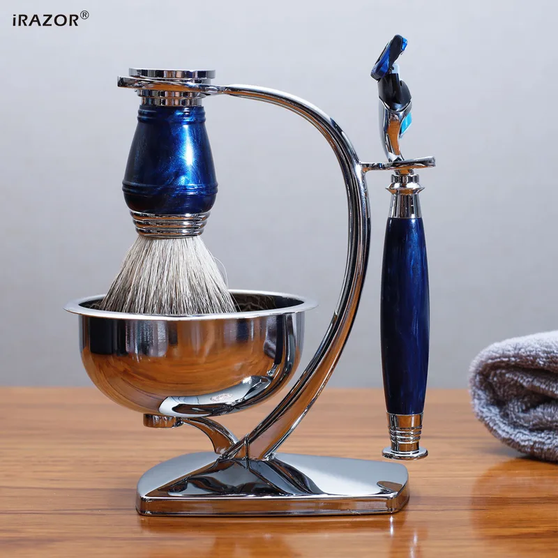 iRAZOR Royal Blue Luxury Men's - Mens Grooming Kit Gift Set recension och pris
