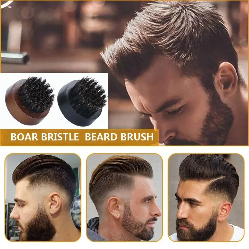 Beard Brush Man Boar Bristles  - Men'S Grooming Tool recension och pris