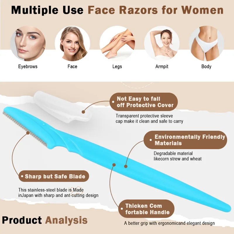 5/10/30/40pcsbrow Razor and Fa - Eyebrow Razor Trimmer recension och pris