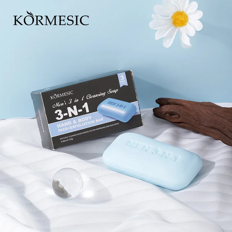 Men's 3-in-1 Cleansing Bar Soa - Exfoliating Scrub Mens recension och pris