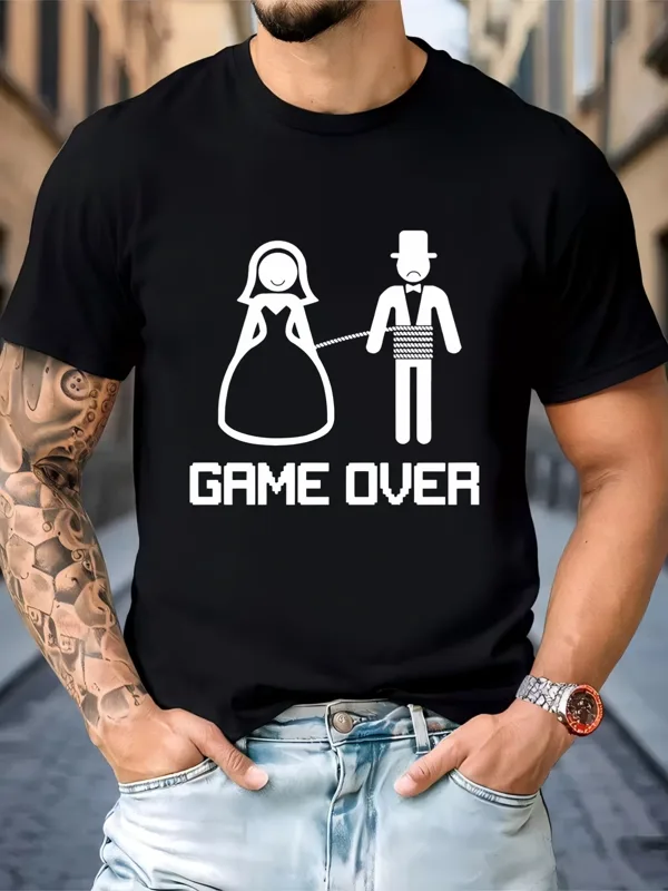Mens Black Crew Neck Tee Funny - Men Grooming Home recension och pris