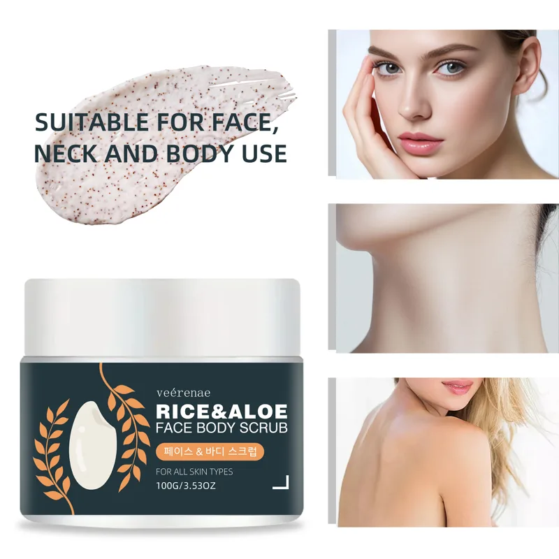 RICE & ALOE FACE BODY SCRUB, : - Exfoliating Scrub Mens recension och pris