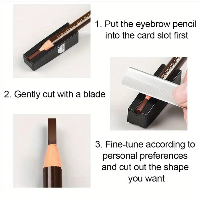 1pcs Brow Pen Sharpener Trimme - Eyebrow Razor Trimmer recension och pris