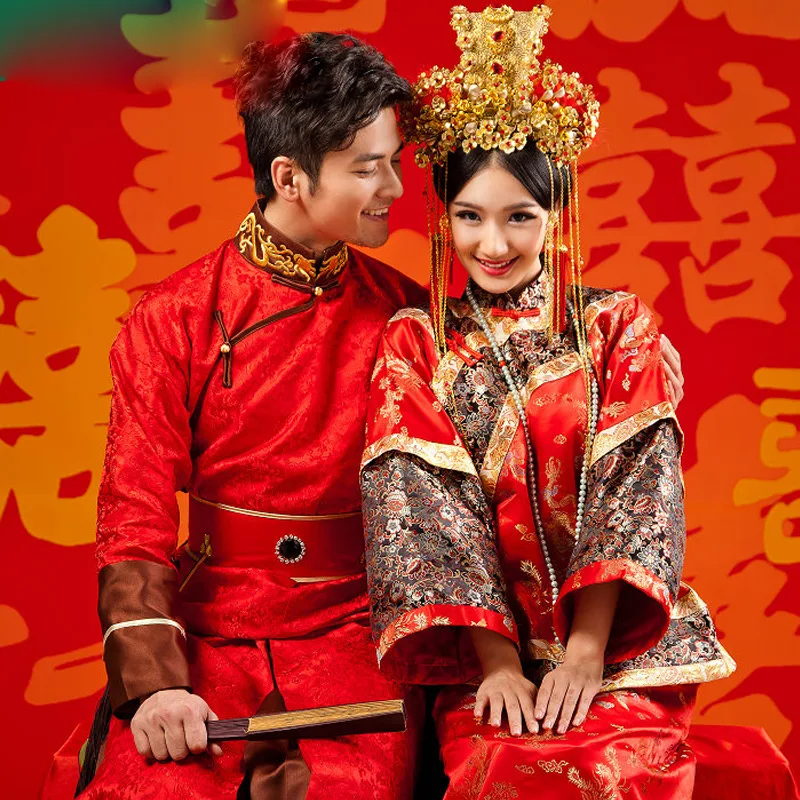Bride groom Qing Dynasty weddi - Men'S Grooming Studio recension och pris