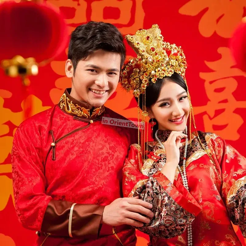 Bride groom Qing Dynasty weddi - Men'S Grooming Studio recension och pris