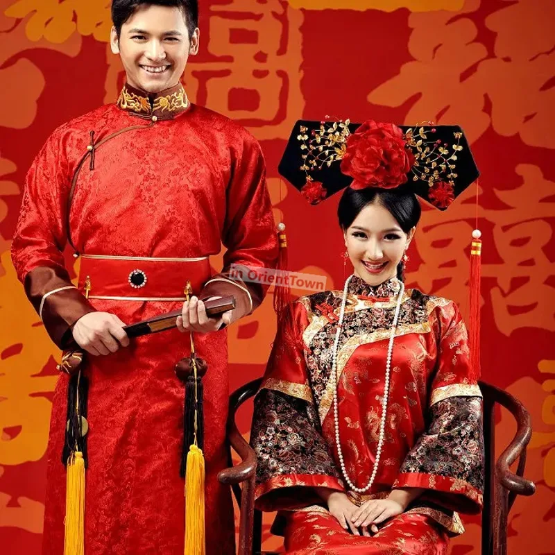 Bride groom Qing Dynasty weddi - Men'S Grooming Studio recension och pris