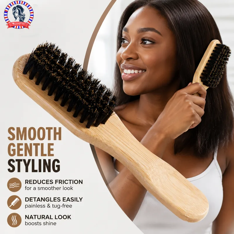 Bamboo Wood Bristle Brush Redu - Men'S Grooming Essentials recension och pris