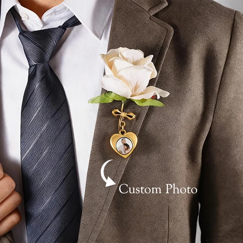Custom Photo Brooch For Women  - Men'S Grooming Pictures recension och pris