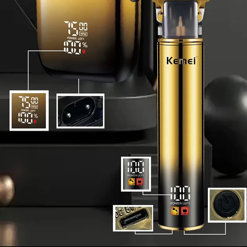 Kemei Hair Trimmer Electric Ra - Men'S Grooming Essentials recension och pris