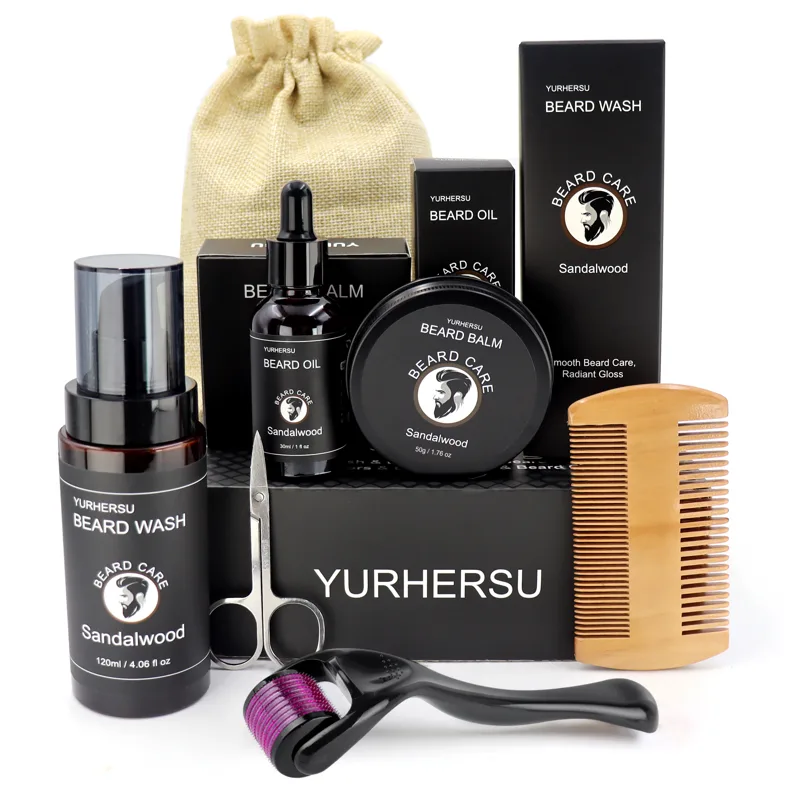 7Pcs Beard Care Kit for Men, G - Men'S Grooming Essentials recension och pris